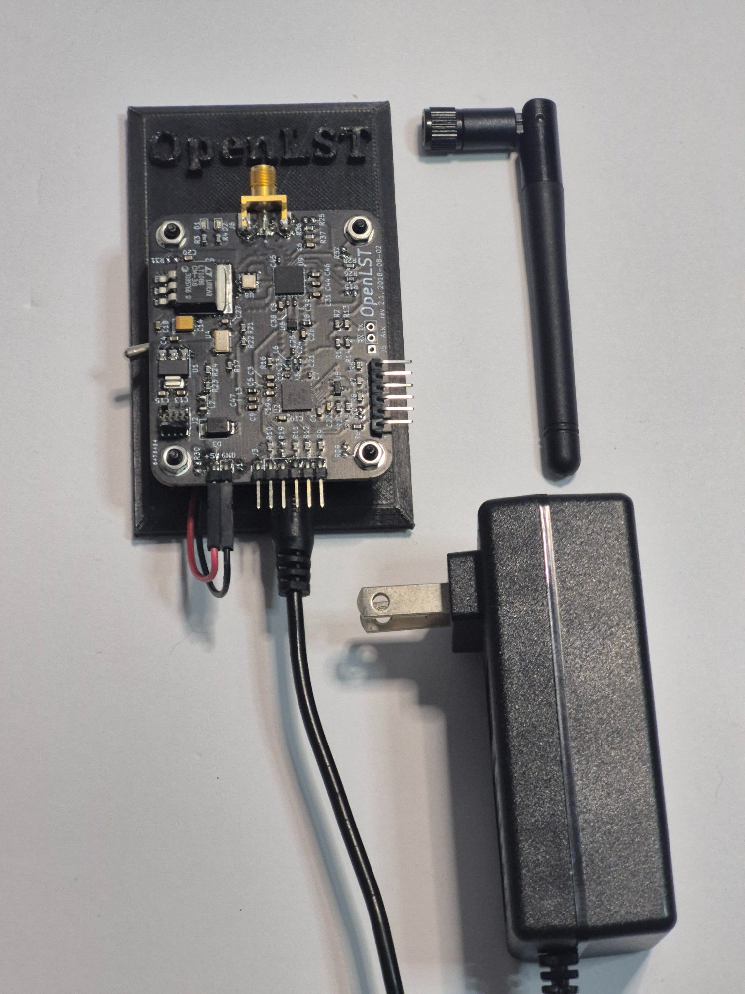 OpenLST ground station with custom 3D printed stand